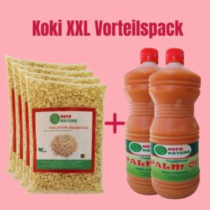 koki et huile rouge du cameroun Koki-Vorteilspack XXL