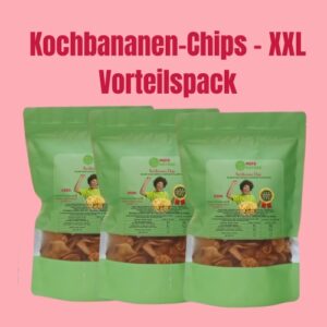 bananenchips Kochbananen-Chips – XXL Vorteilspack